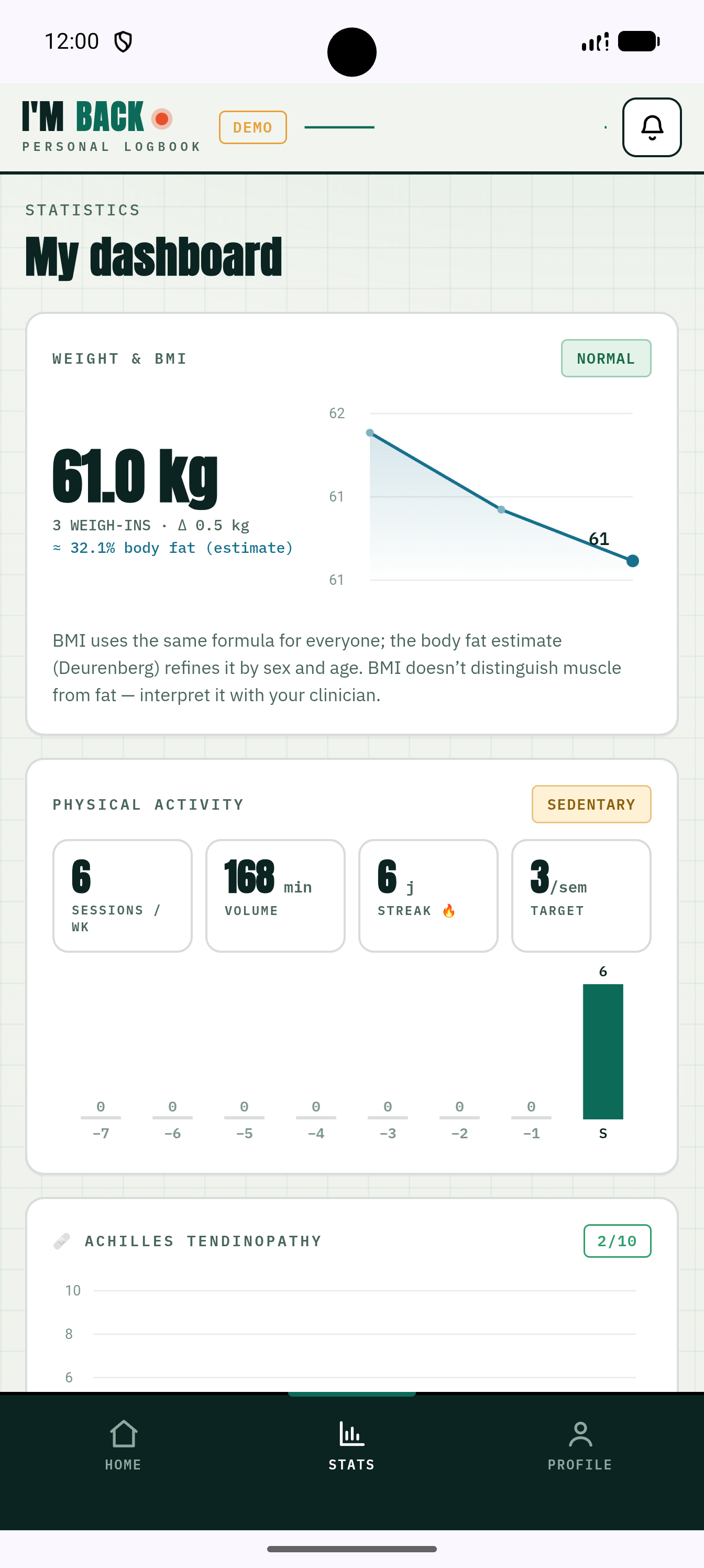IMBACK — Statistics
